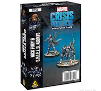 Atomic Mass Games, Nick Fury and S.H.I.E.L.D. Agents : Marvel Crisis Protocol, Jeu de Miniatures, à partir de 14 Ans, 2 Joueurs, 45 Minutes de Temps de Jeu, Multicolore, Lot de 2 Personnages, FFGCP55