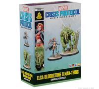 Atomic Mass | Marvel Crisis Protocol Elsa Bloodstone and Man-Thing Jeu Miniature en Anglais pour 14 Ans et Plus | Jeu de Guerre à dés pour 2 Joueurs | Extension pour Le protocole de Crise Marvel