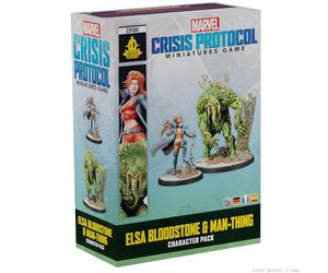 Atomic Mass | Marvel Crisis Protocol Elsa Bloodstone and Man-Thing Jeu Miniature en Anglais pour 14 Ans et Plus | Jeu de Guerre à dés pour 2 Joueurs | Extension pour Le protocole de Crise Marvel