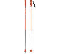 ATOMIC Redster JR Bâtons De Ski Enfant De 100 cm De Long, Rouges, Bâtons Fiables en Aluminium 3*, Poignée Ergonomique JR sur Le Bâton, Rondelle Race De 40 mm