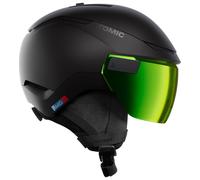 Atomic - Revent Gt Amid Visor Hd Photo Black Green Gold - M - Casque visière
