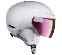 Atomic - Casque de ski - Revent GT Amid Visor HD White Heather en Laine - Taille 51-55 cm - Blanc Blanc 51-55 cm