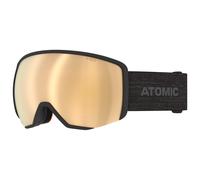 Atomic - Revent L Hd Photo Black Amber Gold Hd - Masque de Ski
