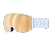 Atomic - Revent L Hd Photo Light Grey Amber Gold Hd - Masque de Ski