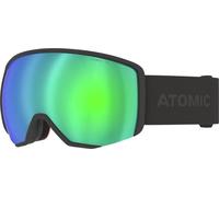 Atomic Revent L Stereo Masque De Ski Noir Avec Protection Anti-Éblouissement, Masque De Snowboard De Grande Qualité, Monture Live Fit, Masque De Ski Double Écran