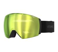 Atomic - Revent Q HD Photo Black Green Gold + Clear - Masque de Ski