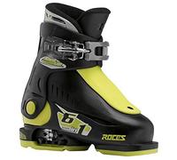 ATOMIC Roces Chaussures de Ski pour Enfant, Taille Ajustable Noir Black-Lime 25/29