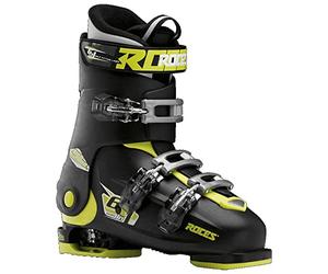 ATOMIC Roces Chaussures de Ski pour Enfant, Taille Ajustable Noir Black-Lime 36/40