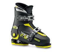 ATOMIC Roces Idea Up Chaussures de Ski Enfant Taille Ajustable Noir Black-Lime 30/35