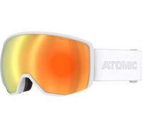 Atomic Salomon Revent L Stereo Masque De Ski Blanc Avec Protection Anti-Éblouissement, Masque De Snowboard De Grande Qualité, Monture Live Fit, Masque De Ski Double Écran