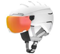 Atomic - Savor Gt Amid Visor Hd White Heather Red Hd - S - Casque de ski avec visière