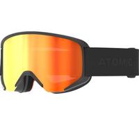 ATOMIC Savor Stereo Masque De Ski Noir, Visibilité Parfaite Et Protection Anti-Éblouissement, Revêtement Miroir De Haute Qualité, Monture Live Fit, Over The Glasses Compatible Avec Lunettes De Vue