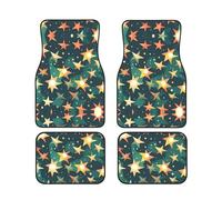 Atomic Stars Lot de 4 tapis de sol imperméables et antidérapants pour voitures, camions, SUV, camionnettes