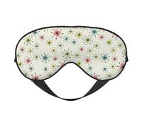 Atomic Stars Masque pour les yeux doux et léger avec imprimé étoiles rétro Idéal pour le sommeil et la sieste