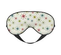 Atomic Stars Masque pour les yeux réversible Motif rétro Unisexe