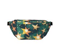 Atomic Stars Sac banane de course à pied avec imprimé rétro et sangle réglable