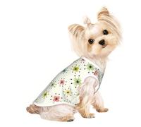 Atomic Stars T-shirt sans manches imprimé rétro pour chiens et chats pour intérieur et extérieur