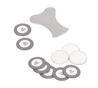 Atomisation Plaque Brumisateur avec Brumisateur Disque Ultrasons Humidificateur Aria Diffuseur, 10pcs Ultrasons Brumisateur Disque en Céramique 20mm Atomiseur Kit D'accessoires