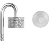 Atomiseur de CO2 pour aquarium,Atomiseur de CO2 en alliage d'aluminium,Atomiseur de dioxyde de carbone pour aquarium,Atomiseur de dioxyde de carbone,Diffuseur de CO2 en alliage d'aluminium,Accessoires