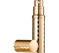 Atomiseur De Parfum,5 Ml,Rechargeable,Format Voyage,Anti-Fuite,Pompe Inférieure Sans Entonnoir,Taille Portable Élégante Pour Homme Et Femme,Design Dimond (Doré)