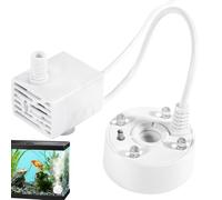 Atomiseur d'eau ultrasonique - Générateur de brouillard pour bassins, nébuliseur avec lumières LED, humidificateur pour aquarium, fontaine décorative, accessoire pour bassin ornemental