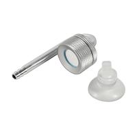 Atomiseur diffuseur de dioxyde de Carbone en Alliage d'aluminium, 3 Couleurs, Fournitures pour Aquarium, équipement d'aquarium (Argent)