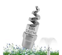 Atomizing Nozzle Stainless Steel Male Head Garden Sprinkler Replacement Use | 2.95in Size Stainless Steel Atomizing Nozzle Provides Fine Water Mist For Gardens Lawns Yards Indoor Outdoor Washing