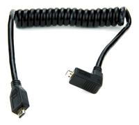 Atomos ATOMCAB005 Câble Micro HDMI coudé vers Micro HDMI torsadé 30 cm Noir