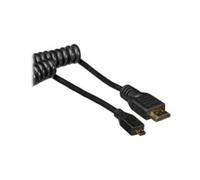 Atomos Câble spiralé micro HDMI vers HDMI ATOMCAB014 50-65 cm droit noir
