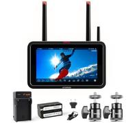 Atomos Ninja TX Écran tactile professionnel avec batterie d'alimentation, chargeur et support en alliage d'aluminium pour appareil photo 5,2"