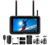 Atomos Ninja TX Lot de 2 moniteurs/enregistreurs vidéo 5,2" avec résolution HDR professionnelle avec kit d'alimentation universel et support de griffe en alliage d'aluminium 6,35 mm