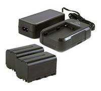 Atomos power kit - chargeur + 2 batteries pour shogun, ninja , shinobi Noir G