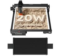 ATOMSTACK 20W A20 PRO V2 Macchina per taglio laser, macchina per incisione laser ad alta precisione con nastro trasportatore automatico R5 per pannelli a nido ape 800x400mm
