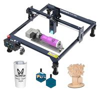 ATOMSTACK A10 PRO 10W Machine de gravure laser CNC, 50 W, focalisation laser 0,08 mm avec rouleau multifonction R8, support de rouleau rotatif haute précision pour gravure sur cylindre