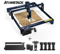 ATOMSTACK A10 Pro Graveur laser, graver hors ligne de sortie 10W, machine de découpe pour verre, bois + kit de rouleaux R3 Pro