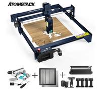 ATOMSTACK A10 Pro Gravure laser 10W + Rouleaux R3 PRO + Table de travail en nid d'abeille 400*400*22mm + kit d'assistance