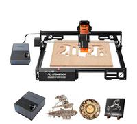 ATOMSTACK A10 PRO V2 12 W Machine de gravure laser avec assistance d'air F80 Air Assist, 0,06 mm point pour bois, métal et verre acrylique foncé