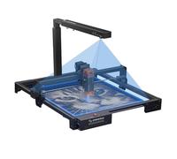 ATOMSTACK A10 PRO V2 12 W Machine de gravure laser avec caméra AC2 Lightburn 0,06 mm, graveur laser de haute précision pour bois, métal et verre acrylique foncé