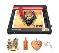 ATOMSTACK A12 Pro Graveur laser, machine de gravure laser de 12W de puissance optique pour le contreplaqué, l'acrylique, le papier, le cuir