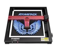 ATOMSTACK A12 Pro Machine à Graver Laser 50 W, 12 W avec Vitesse de Gravure élevée de 600 mm/s, découpage des Planches Paulownia de 8 mm en Un Seul Passage, 370 x 310 mm, Noir