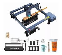 ATOMSTACK A20 Pro 20 W Graveur laser avec kit d'assistance à l'air, panneau de commande du terminal et rouleau rotatif laser R3 Pro