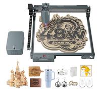 ATOMSTACK A40 PRO V2 Graveur Laser, 500mm/s machine a graver laser 20W/40W alternatif, haute précision découpe laser avec autofocus&gravure reprise&curseur croisé pour bois/métal/verre/acrylique/cuir