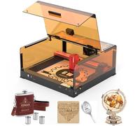 ATOMSTACK A6 Pro 6W Machine de gravure laser avec boîtier B3 Boîte de protection anti-poussière Puissance optique Graveur laser 6W Cadre monobloc ne nécessite aucun assemblage Conception monobloc