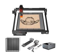 ATOMSTACK Deluxe A10 Pro V2 12 W Graveur laser avec mandrin rotatif R8 Pro, F80 Air Assist et lit laser en nid d'abeille F4N