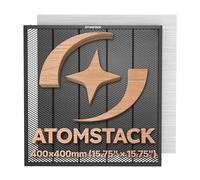 ATOMSTACK F4N Lit laser alvéolé 400*400mm pour gravure laser Table de travail avec plateau métallique compatible avec la plupart des machines de gravure Lit de découpe pour une dissipation rapide de l