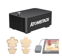 ATOMSTACK F60 10-60 L/min Double pompe Bruit réduit Kit d'assistance d'air pour machines de gravure et de découpe laser pour machine à graver tout-en-un A12 Pro 24Pro