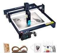 Atomstack Graveur laser, machine de découpe laser bricolage A10 Pro 50W, puissance de sortie 10W, machine de gravure laser CNC à point comprimé 0,06 * 0,06mm, prise en charge de la gravure hors ligne