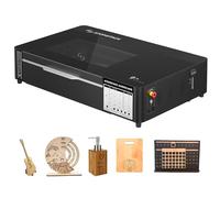 ATOMSTACK K60 Hurricane Découpeuse Laser CO2 de 55W pour Bureau, Machine de Gravure Laser 3D, 600mm/s, Zone de Coupe 500×300 mm pour Acrylique Clair et Transparent