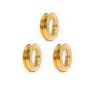 Atomstack Lot de 3 lentilles d'origine pour machine de gravure laser Atomstack 10 W A10 Pro/S10 Pro/X7Pro Module laser Lentille de rechange pour fenêtre de rechange, surface renforcée, anti-huile,