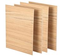 ATOMSTACK Lot de 4 contreplaqué en bois d'ébène 297 x 215 mm, plaques de contreplaqué laser 3 mm, pour bricolage, gravure laser, découpe, pyrogravure, routeur CNC, bricolage artisanal